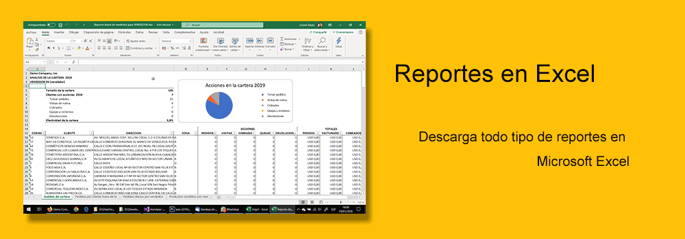 Reportes en Excel
